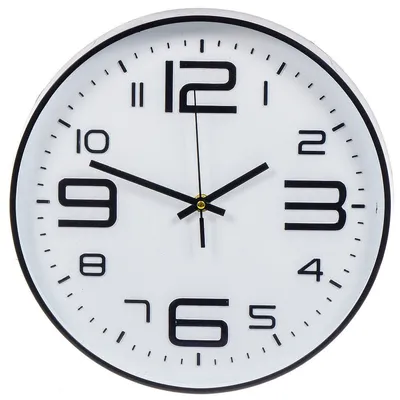 Настенные часы Troykatime, D30 см, пластик, цвет серый по цене 690 ₽/шт.  купить в Москве в интернет-магазине Леруа Мерлен