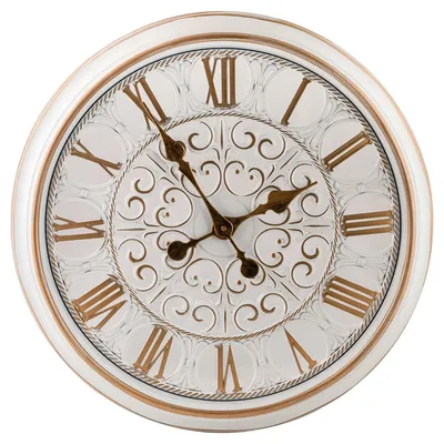 Часы с римскими цифрами в изолированной фоне показывают 18 6 часов 00 минут  Стоковое Изображение - изображение насчитывающей римско, круг: 178165553
