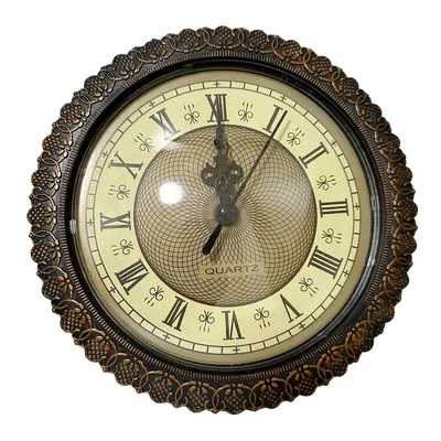 3D Часы настенные бесшумные диаметр от 40 до 120 см объемные с римскими  цифрами (3Д) купить по цене 1490 ₽ в интернет-магазине KazanExpress