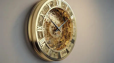 Винтажные часы с римскими цифрами Векторное изображение ©09910190 169732918