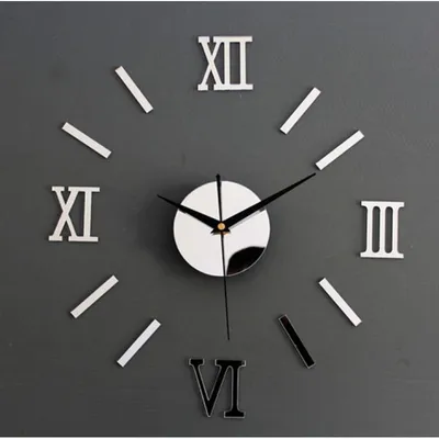 Купить ПДТО 2-1/2\" (65мм) Часы Кварцевый Механизм Вставка Римская Цифра  Белый Циферблат Золотая Отделка | Joom