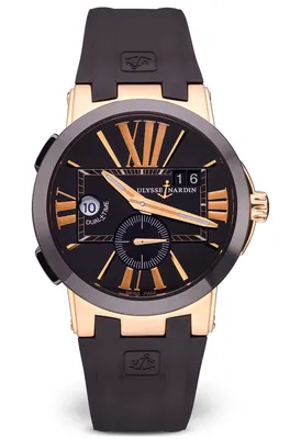 Часы Ulysse Nardin Executive Dual Time Rose Gold 246-00-3/42 (35632) купить  в Москве, выгодная цена - ломбард на Кутузовском