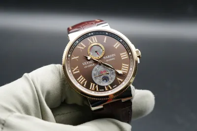 Швейцарские часы Ulysse Nardin Chronometer Manufacture 45mm (7480) купить в  Москве, узнать цену в каталоге ломбарда на Сретенке
