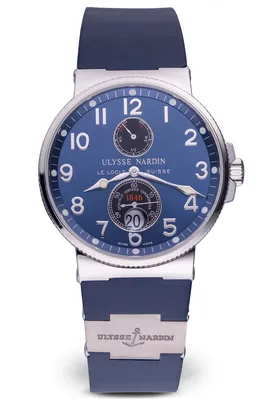 Часы Ulysse Nardin Maxi Marine Chronometer Blue Dial 263-66 (33296) купить  в Москве, выгодная цена - ломбард на Кутузовском