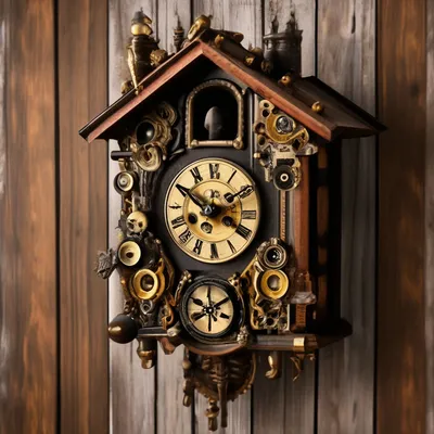 Антикварные часы с кукушкой, время, колокольчик, будильник, настенное  искусство, ручная работа, дом – лучшие товары в онлайн-магазине Джум Гик