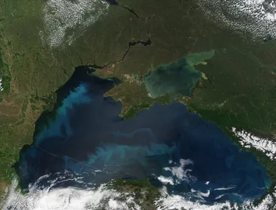 Черное море со спутника (56 фото) - 56 фото
