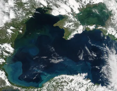 Черное море со спутника (56 фото) - 56 фото