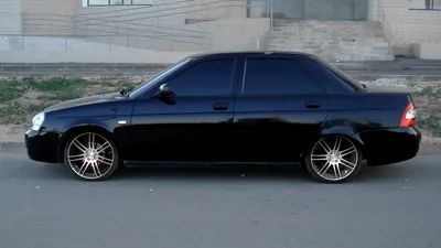 Lada Priora | Мечтательная фотография, Черные автомобили, Крутые тачки