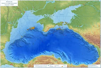 Ваши предположения что это за полосы на дне черного моря. | Пикабу