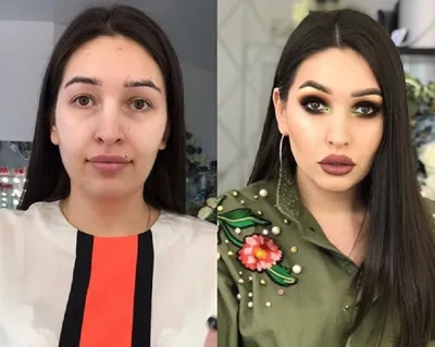 Чудеса макияжа, фото До и После которого представлены выше, способны  сделать из каждой принцессы настоящую королеву👸🏼 | Instagram