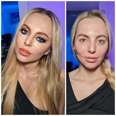 Чудеса макияжа: до и после - Zefirka