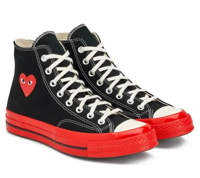 Play Comme Des Garçons x Converse Chuck Taylor All Star '70 High (White) |  Dover Street Market New York E-Shop – DSMNY E-SHOP