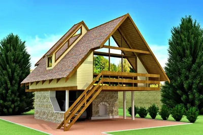 Дачные каркасные дома под ключ: строительство каркасных домов в Москве по  доступным ценам - Wood-Brus