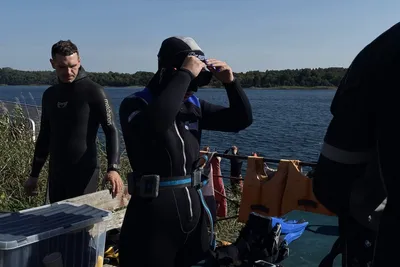 Астраханские дайверы устроили новогодние гуляния под водой