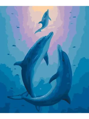 Фото дельфина под водой