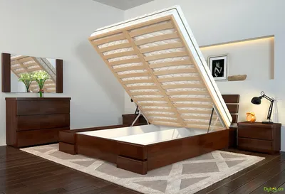 Фото деревянных кроватей производства компании Мебельный рай