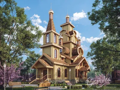 Деревянная церковь, храм из дерева