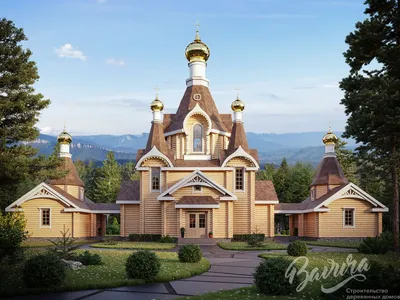 Проекты деревянных храмов, типовые и индивидуальные - Москва
