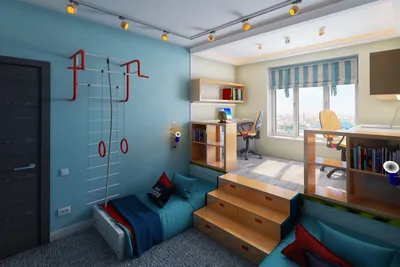 Проект детской комнаты для двоих | СК МАГАСС