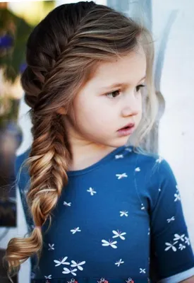 Детские прически на длинные волосы для девочек - фото причесок