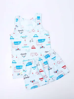 Комплект детского нижнего белья \"Кота\", майка и шорты купить по низким  ценам в интернет-магазине Uzum