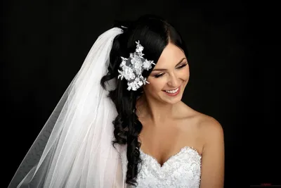 красивая невеста свадебная фата брюнетка Фото Фон И картинка для бесплатной  загрузки - Pngtree