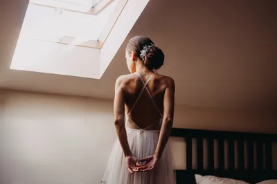 Свадебное платье сзади - 57 фото