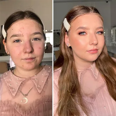 Девушки до и после макияжа. Магия вне Хогвартса | Лера SMMмит | Дзен