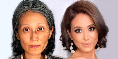 25 женщин до и после макияжа, некоторые из которых так изменились, что их  сложно узнать