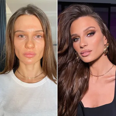Сравнение девушек с макияжем и без. Я от Круэлла за 25 июля 2015