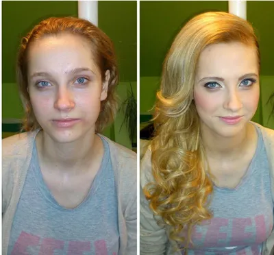 25 женщин до и после макияжа: некоторые так изменились, что их сложно  узнать (25 фото) » Невседома