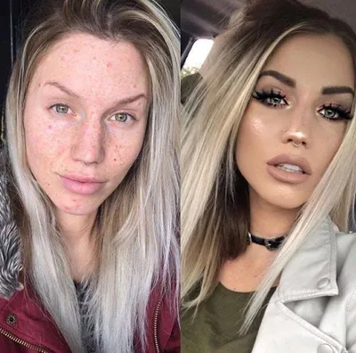 Фото омичек до и после макияжа - 22 мая 2023 - НГС55