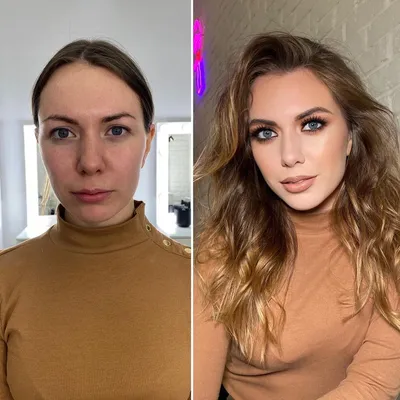 До и после макияжа: невероятные преображения девушек | ВКонтакте