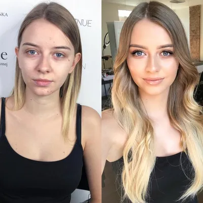 30 девушек до и после профессионального макияжа: разница очевидна | WDAY
