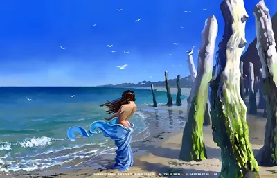 обои : Девушка, море, солнце 8000x5338 - LuNature - 1565573 - красивые  картинки - WallHere