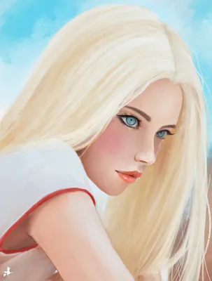 Портрет девушки с голубыми глазами и светлыми волосами Стоковое Фото -  изображение насчитывающей содружественно, посмотрите: 108155358