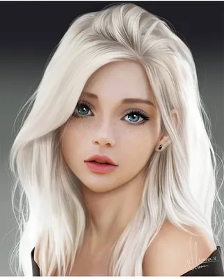 Девушка блондинка с голубыми глазами - 70 фото