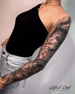 Татуировка для девушки на руке | Тату-салон Soleness Coworking |  Профессиональное нанесение татуировок любой сложности
