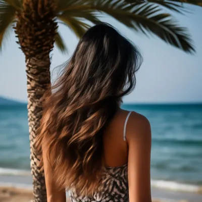 спина худой женщины на закате у моря. девушка с рыжими волосами стоит на  берегу океана на рассвете. отпуск и Стоковое Изображение - изображение  насчитывающей довольно, тренировка: 222970045