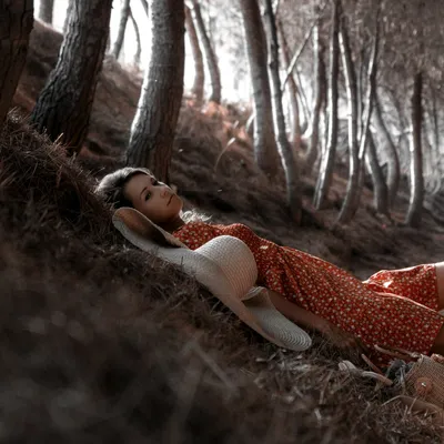 Утренняя фотосессия девушки в лесу. Photographer in Spain Andrey Lukovnikov  (Alicante, Torrevieja)