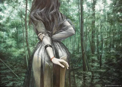 девушка лес, лес, лес тропинка, прогулка по лесу, девушка с рюкзаком в лесу,  Свадебный фотограф Москва