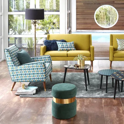 Новый тренд в дизайне интерьера 2023/24: разноцветные диваны и кресла | La  Redoute