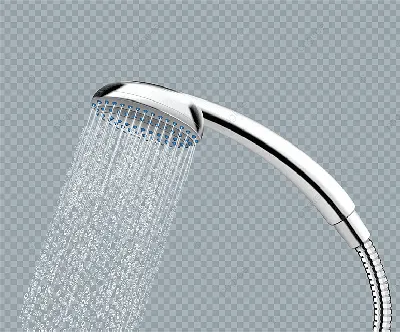 Душ с потоком воды на серой предпосылке Стоковое Изображение - изображение  насчитывающей вода, ливень: 113593135