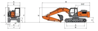 Гусеничный экскаватор HITACHI ZX 200