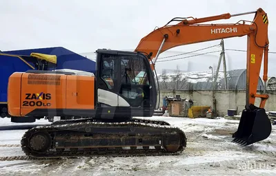 Аренда гусеничного полноповоротного экскаватора Hitachi ZX200 5G в Москве и  Московской области от Спецавтобаза № 1