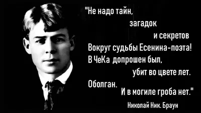 Есенин С.А.: Есенина С. П.: Истина видится на расстоянии (вновь о гибели С.  Есенина)