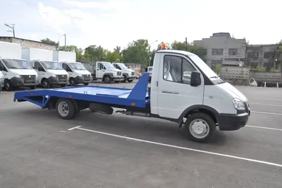 Эвакуатор ГАЗель NEXT, 0,8 тонны, купить по России, продажа по цене завода,  ломаная платформа - НОВАЗ