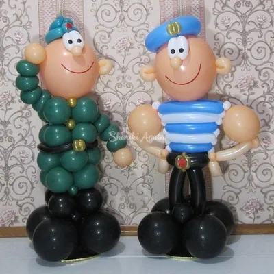 Фигура из шаров «Том и джери с цветами» - купить с доставкой.