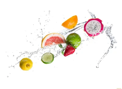 Выбор свежих фруктов и брызг воды на черном фоне Стоковое Фото -  изображение насчитывающей ягод, сок: 203796880