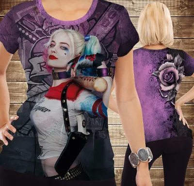 Футболка 3D Harley Quinn | Booom Shop